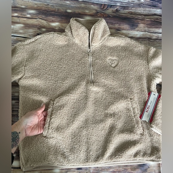 Skechers Women's Bobs for Dogs Cuddle 1/4 Zip - Picture 8 of 11